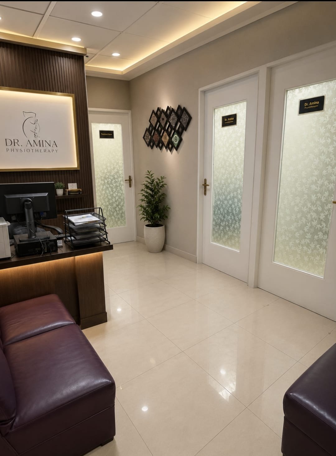 OKCURES Clinic Interior — G-8 Markaz Islamabad